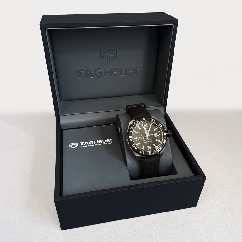 Appalachian State Men's TAG Heuer Formula 1 with Blue Dial & Bezel - Image 4