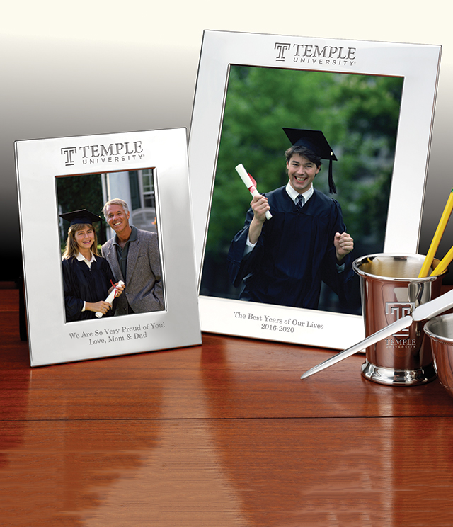 Temple University Picture Frames and Desk Accessories - Temple University Commemorative Cups, Frames, Desk Accessories and Letter Openers
