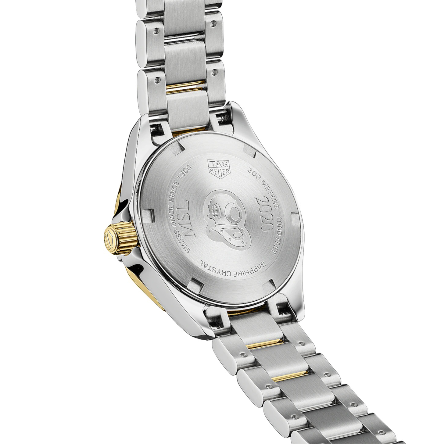 Holy Cross TAG Heuer Two-Tone Aquaracer for Women - Image 3