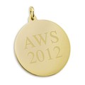 Ball State 18K Gold Pendant & Chain - Image 3